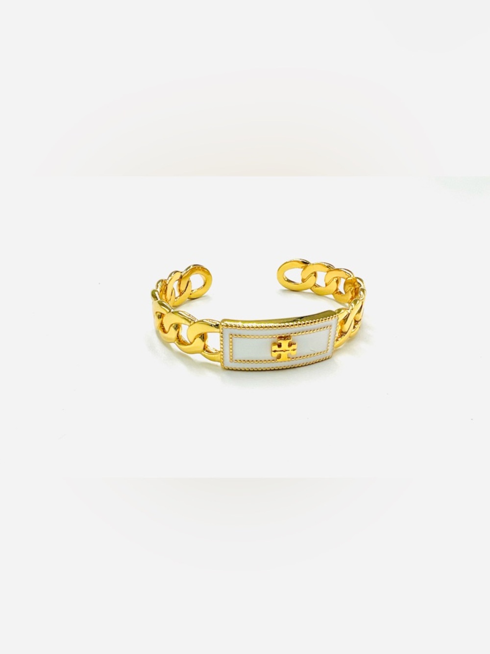 Tory Burch Chain Link Cuff Bracelet NWOT